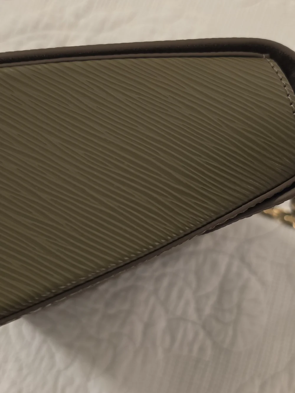 Louis Vuitton Twist Epi Mm Khaki Bag